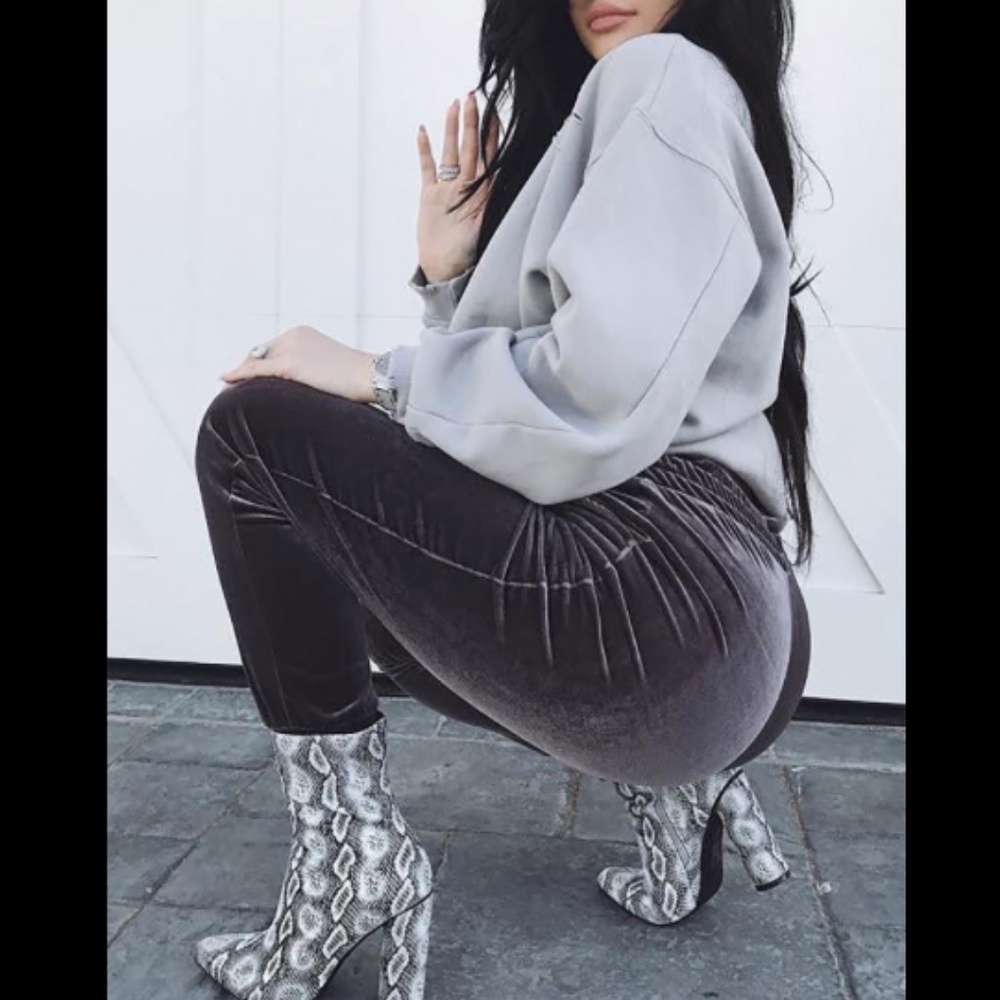Fashion Nova snake skin booties